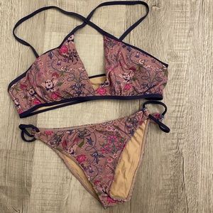 Floral Purple Bikini
